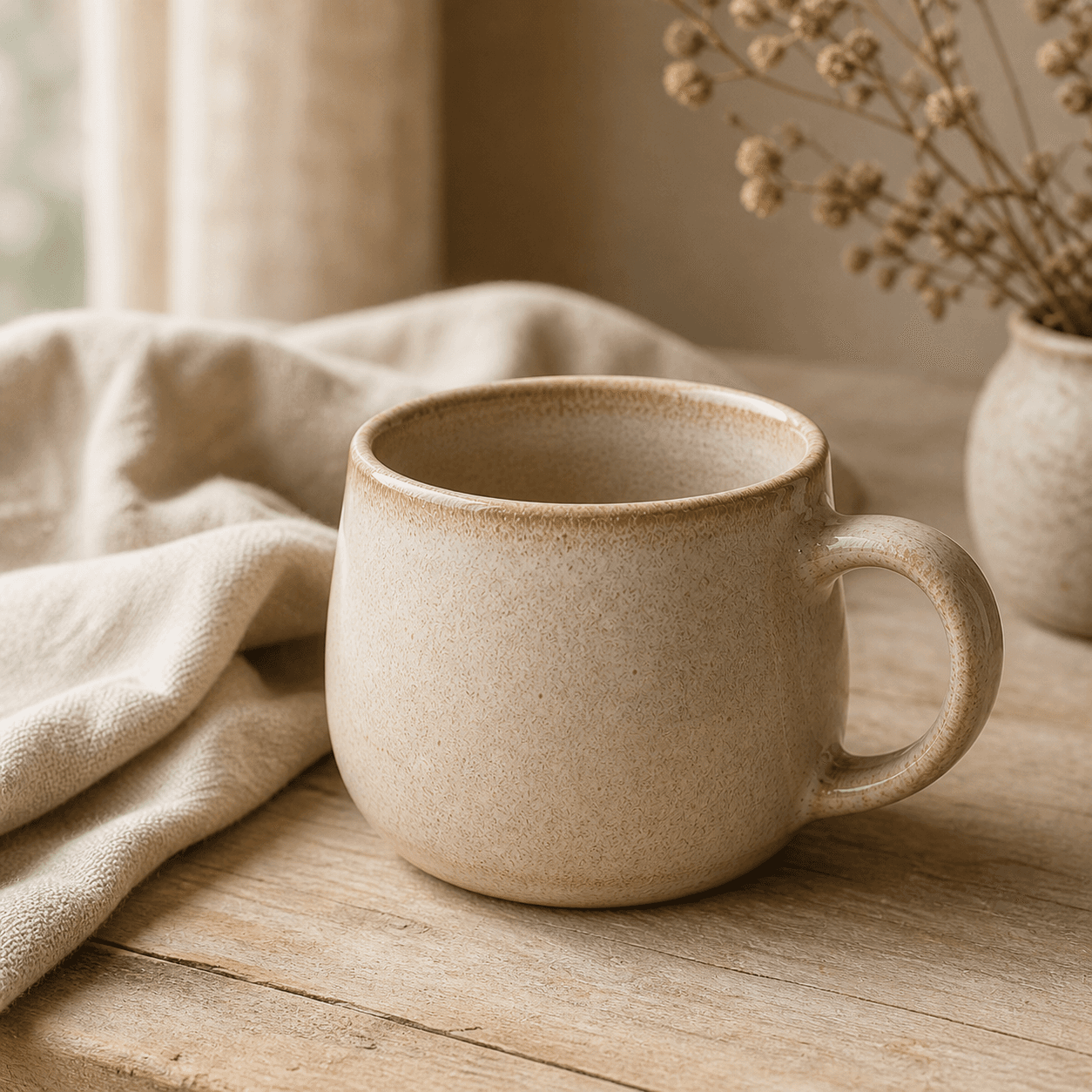 Oat Glaze Mug handmade ceramic mug